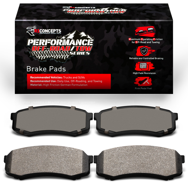 Toyota Land Cruiser Brake Pads - Rear - R1 Concepts - Off-Road/Tow - `93-`24